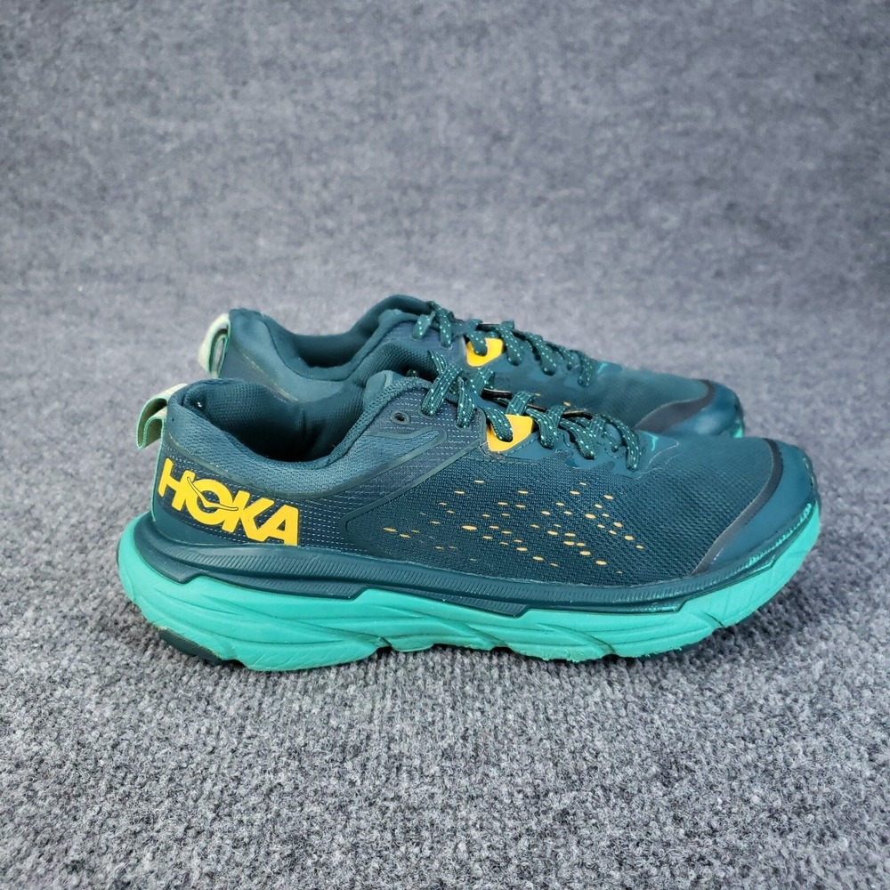 Hoka One Challenger ATR 6 Shoes Womens Size 7.5 Green Running Sneakers Deep Teal